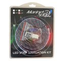 Marine Sport Lighting Marine Bow 48in LED Strip Starboard and Port sidelight Nav kit (4FT) MSL4FTSL